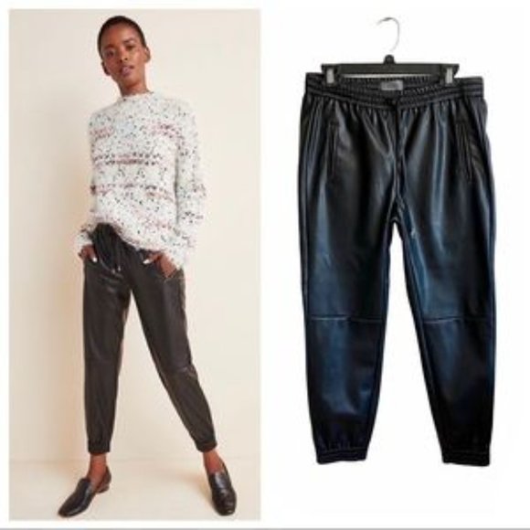 Bagatelle Collection Faux Leather Track Pant/Joggers NEW- Sz. 2X - Picture 3 of 12